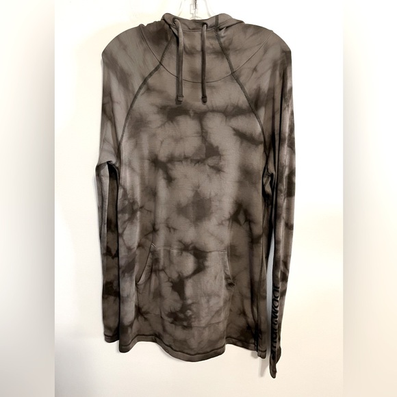 Smartwool Merino Wool Thermal Pullover Hoodie. Plant Based Dye Black Marble. XL - Picture 1 of 8
